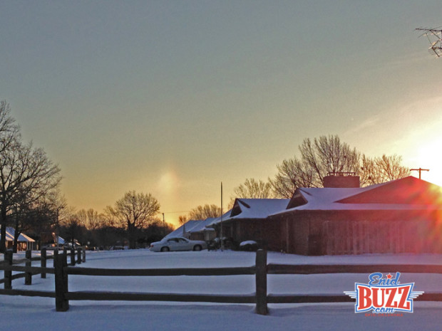 Sun Dog over Enid