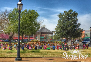Wooden Children Courthouse Lawn