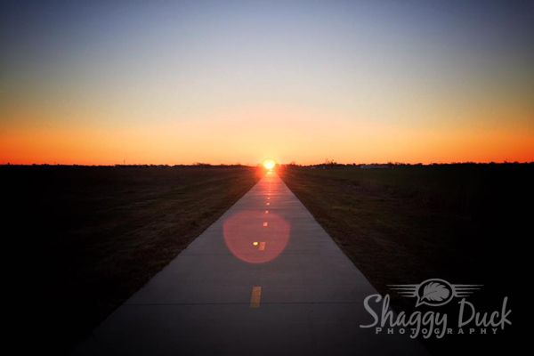 Sunrise over Enid, OK