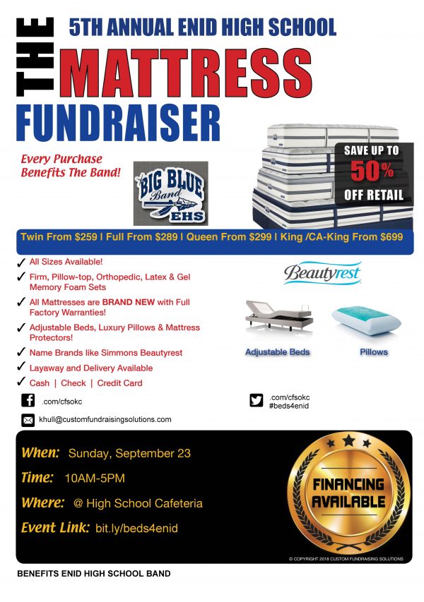 EHS Mattress Fundraiser Enid Buzz