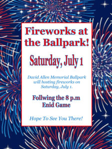 July 4th Fireworks in Enid, OK